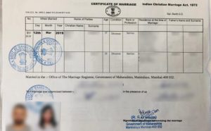 Christian Marriage Registration Service in Borivali